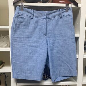 Talbots Light Blue Women's Bermuda Shorts.  2P. EUC. 100% Cotton.
